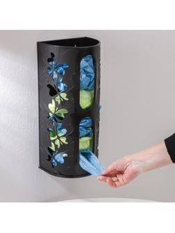 Корзина для пакетов Fly, 16,8×13,3×37,5 см, цвет чёрный