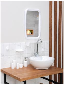 Набор для ванной комнаты Optima, цвет белый