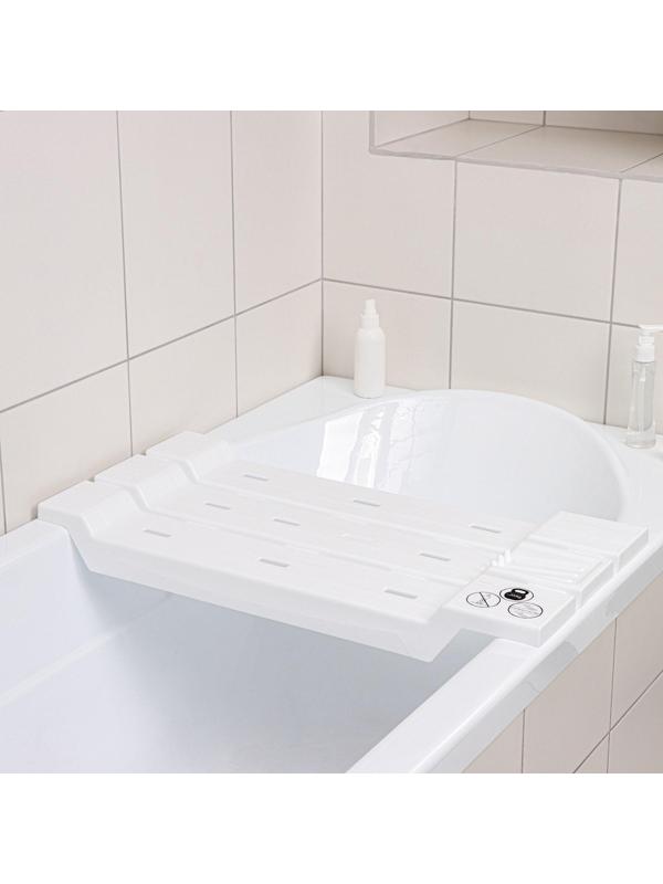 Сиденье для ванны, цвет белый