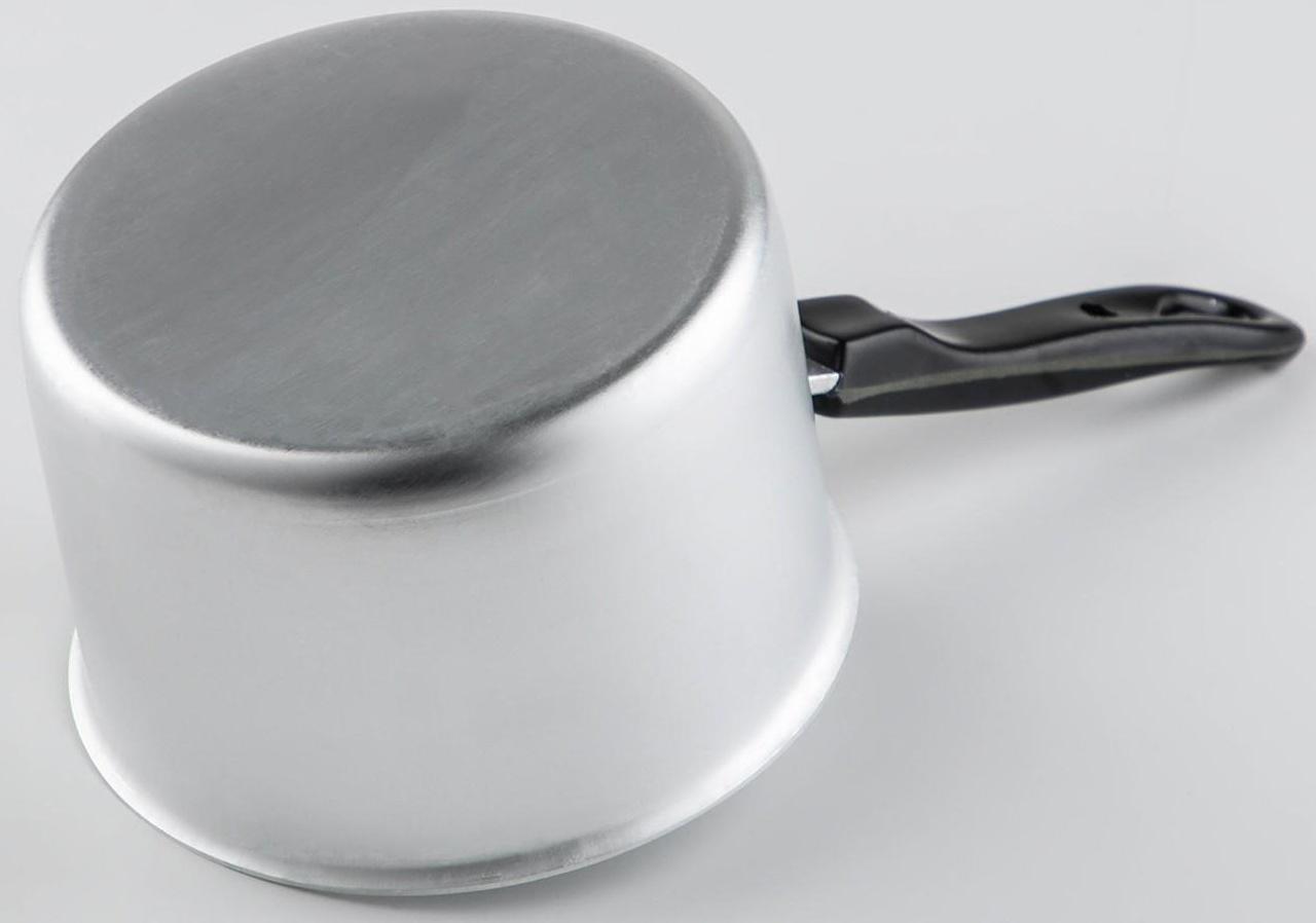 Ковш с крышкой Consul, 1,5 л, d=14 см, пластиковая ручка, цвет хромированный