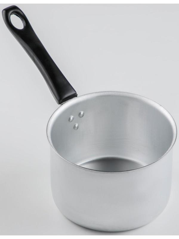 Ковш с крышкой Consul, 1,5 л, d=14 см, пластиковая ручка, цвет хромированный