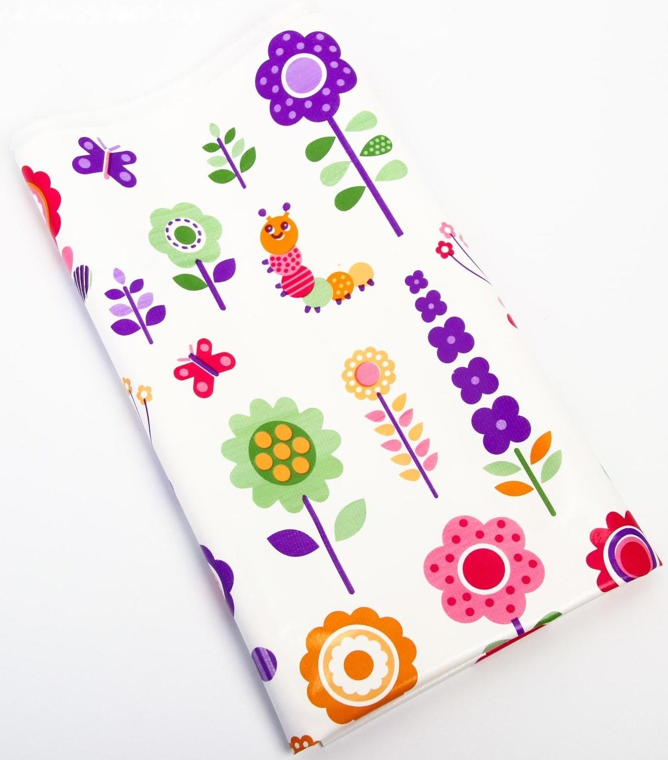 Клеёнка с ПВХ-покрытием, 70х100 см, цвета МИКС