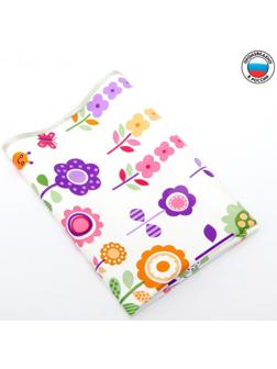 Клеёнка с ПВХ-покрытием, 70х100 см, цвета МИКС