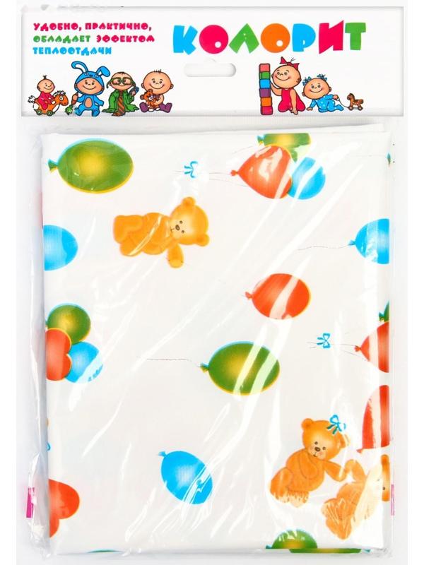 Клеёнка с ПВХ-покрытием, 70х100 см, цвета МИКС