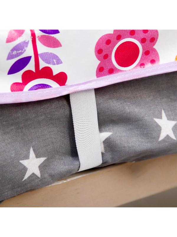 Клеёнка с ПВХ-покрытием, 70х100 см, на резинке, цвета МИКС