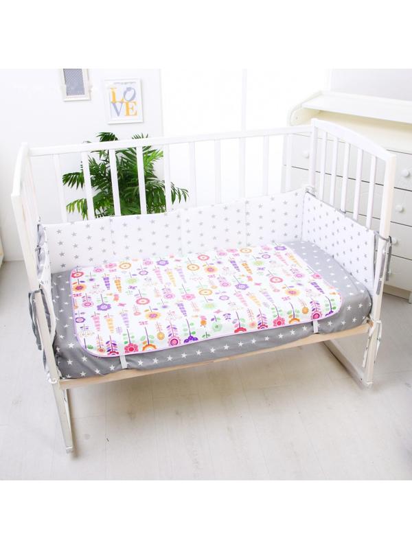 Клеёнка с ПВХ-покрытием, 70х100 см, на резинке, цвета МИКС