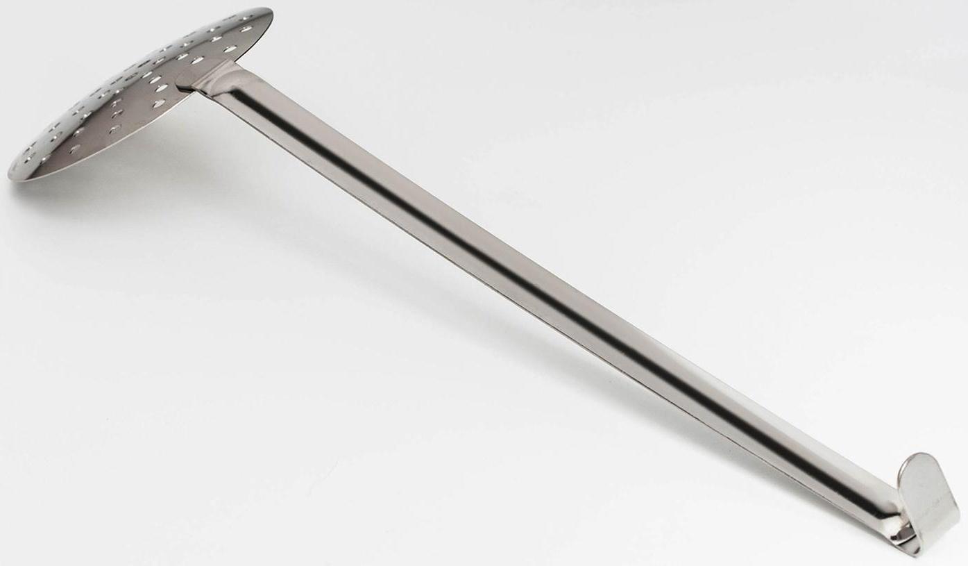 Шумовка большая «Кулинар», упрощённая обработка, 40,7 см, толщина 2 мм, цвет серебряный