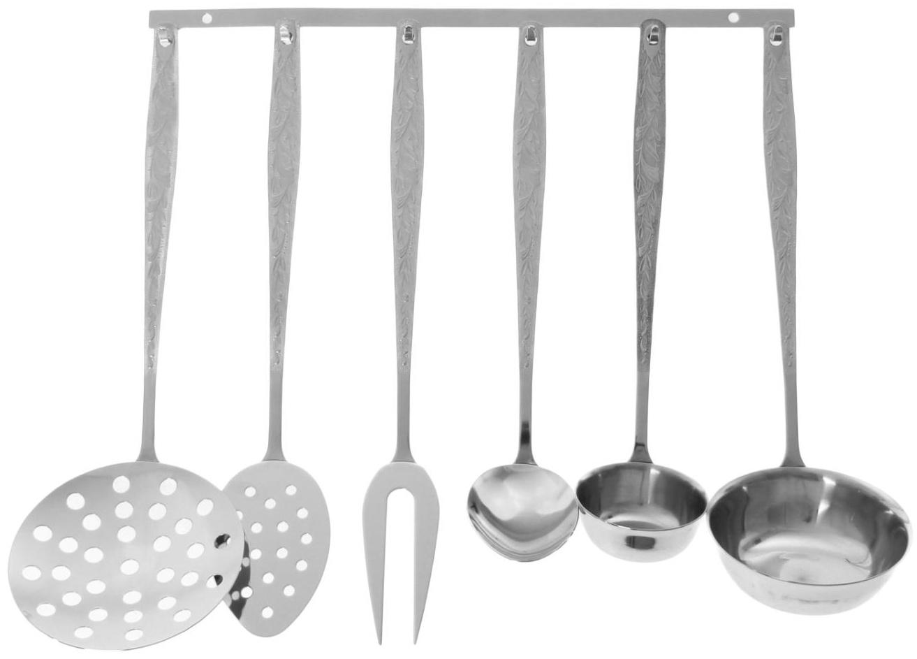 Набор кухонный «Уралочка», толщина 2 мм, в картонной коробке, 6 предметов