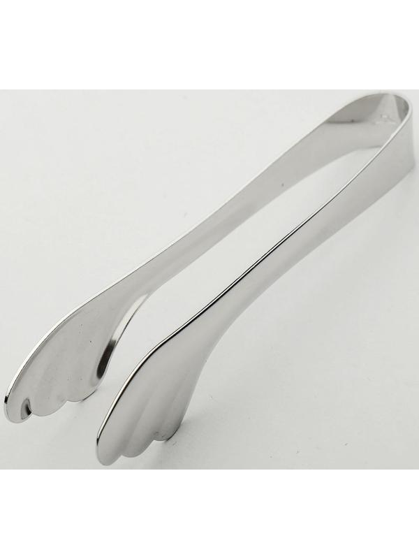 Щипцы для сахара, h=10 см, толщина 0,8 мм, цвет серебряный