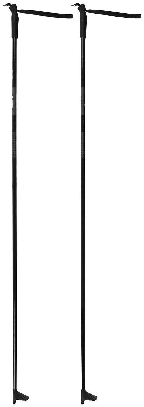 Палки лыжные стеклопластиковые, длина 160 см, цвета микс