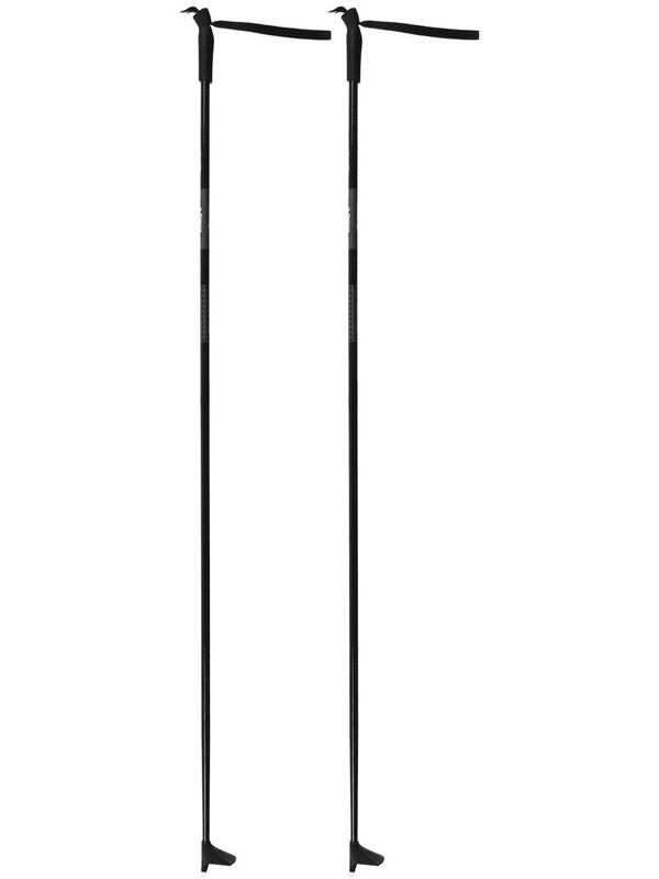 Палки лыжные стеклопластиковые, длина 160 см, цвета микс