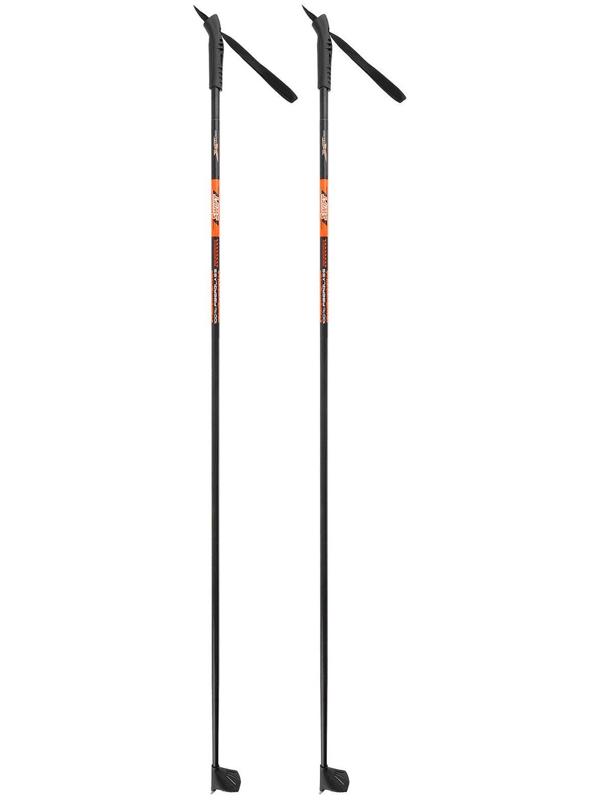 Палки лыжные стеклопластиковые, длина 160 см, цвета микс