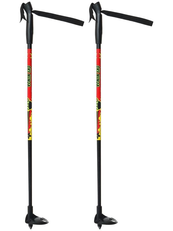 Палки лыжные стеклопластиковые, длина 65 см, цвета микс