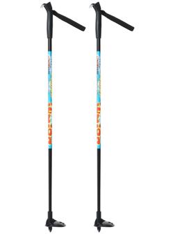 Палки лыжные стеклопластиковые, длина 75 см, цвета микс