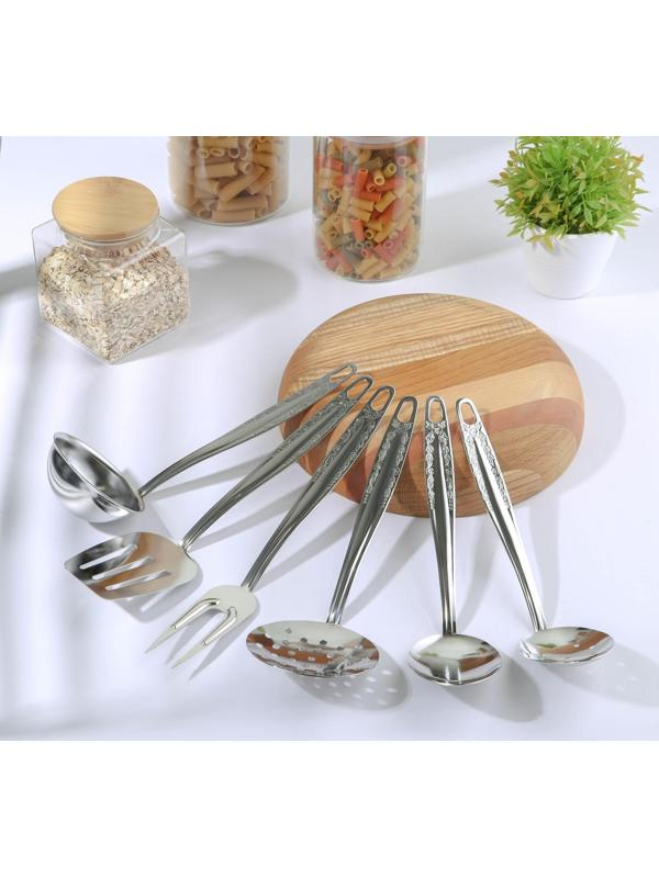 Набор кухонных принадлежностей «Родник», 6 предметов, на подвесе