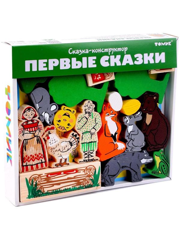 Конструктор «Первые сказки: Колобок, Курочка Ряба, Теремок», 30 элементов