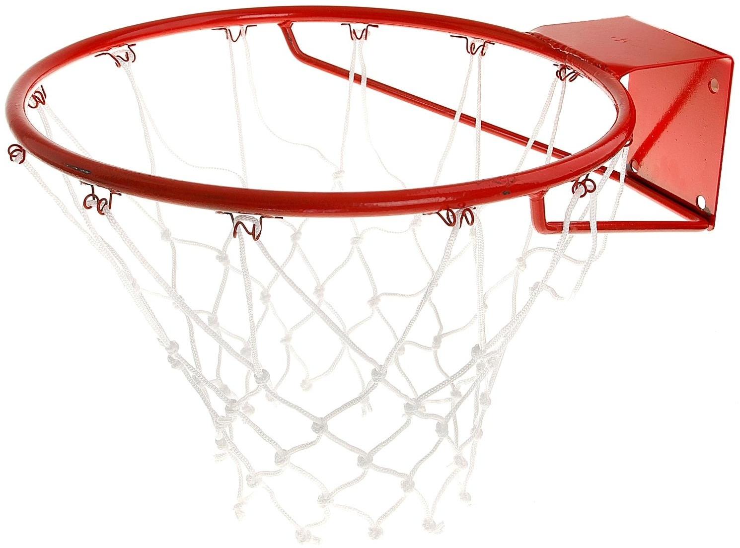 Корзина баскетбольная №7, d 450 мм, стандартная, пруток 16 мм, с сеткой