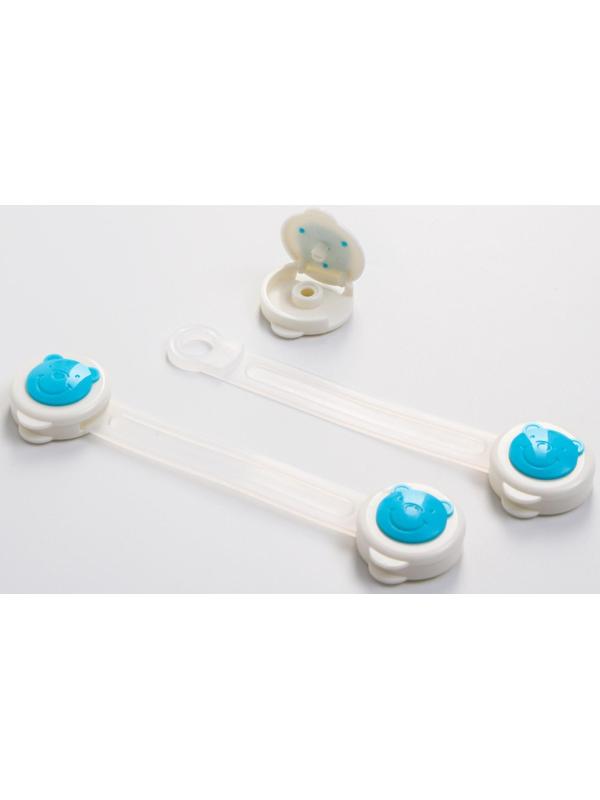 Блокиратор дверей универсальный, 2 шт, цвет синий