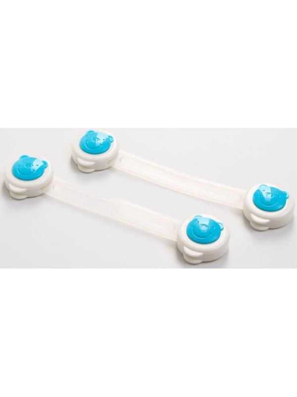 Блокиратор дверей универсальный, 2 шт, цвет синий