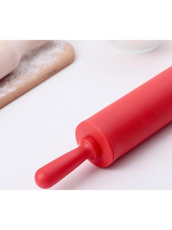 Скалка Доляна «Севилья», 30×4 см, цвет МИКС