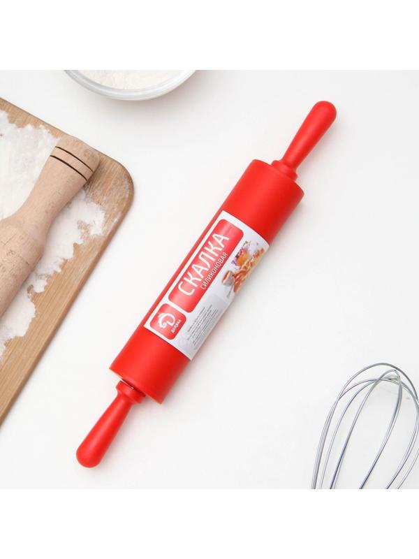 Скалка Доляна «Севилья», 30×4 см, цвет МИКС