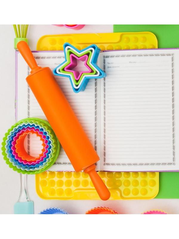 Скалка Доляна «Севилья», 30×4 см, цвет МИКС