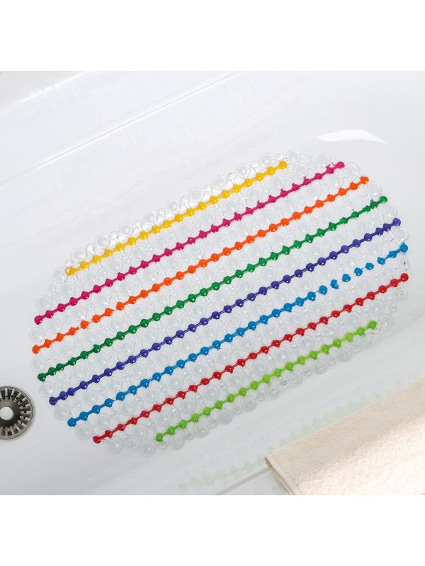 SPA-коврик для ванны на присосках SAVANNA «Радуга», 36×66 см