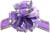 Бант-шар №5 «Воздушные сердца», фиолетовый