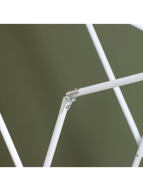 Сушилка для белья напольная складная Доляна, рабочая длина 18 м