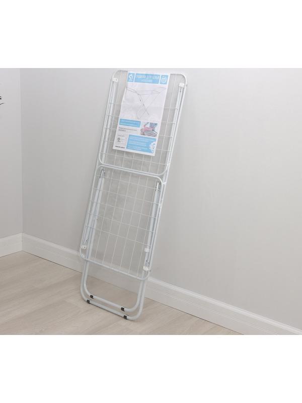 Сушилка для белья напольная складная Доляна, рабочая длина 18 м