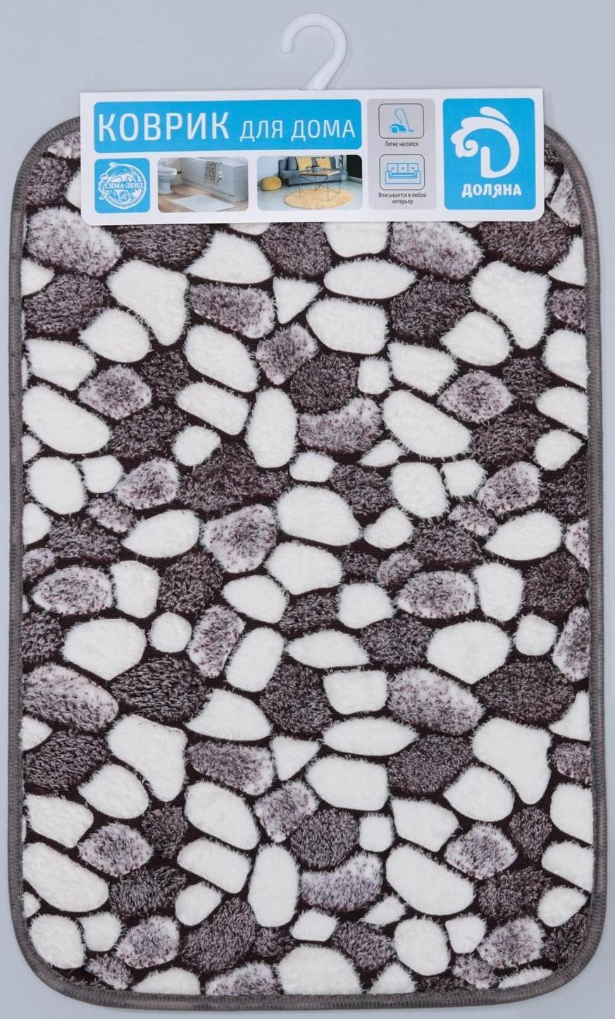 Коврик для дома Доляна «Галька», 40×60 см