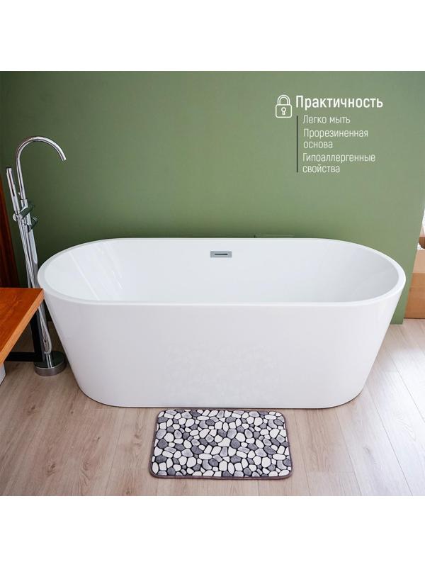 Коврик для дома Доляна «Галька», 40×60 см