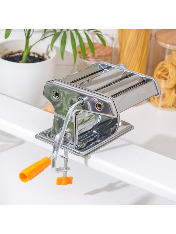 Лапшерезка с функцией раскатывания теста, 6 настроек толщины теста, ширина лапши 2 и 5 мм
