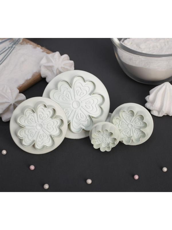 Набор плунжеров кондитерских Доляна «Забава», 4 шт