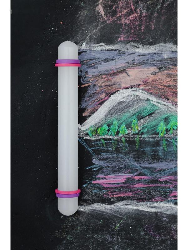 Скалка с ограничителями кондитерская KONFINETTA, 23 см, цвет белый