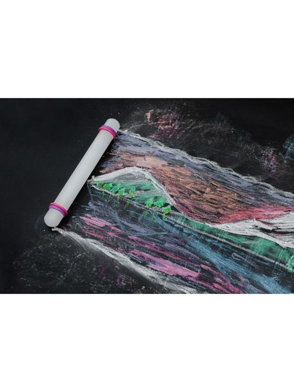 Скалка с ограничителями кондитерская KONFINETTA, 23 см, цвет белый