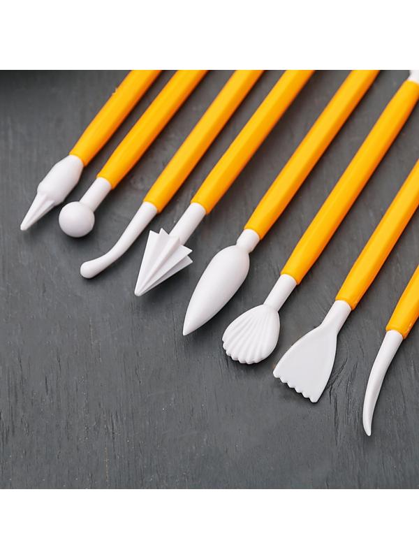 Набор приспособлений для моделирования кондитерских украшений Доляна, 8 шт, цвет МИКС