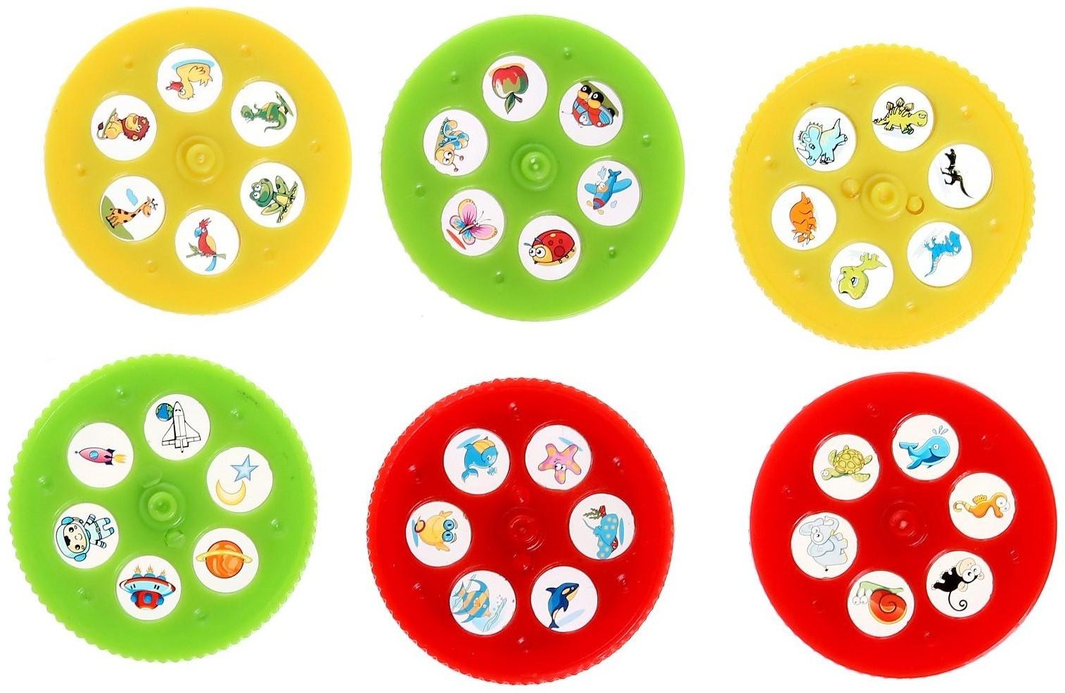 Лампа-проектор «Ракета» 3 в 1, 36 картинок, альбом, 12 маркеров