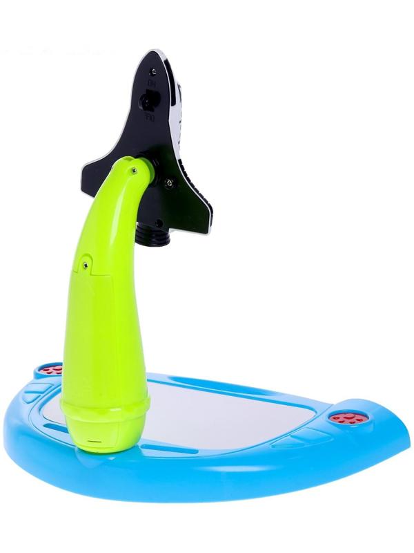 Лампа-проектор «Ракета» 3 в 1, 36 картинок, альбом, 12 маркеров