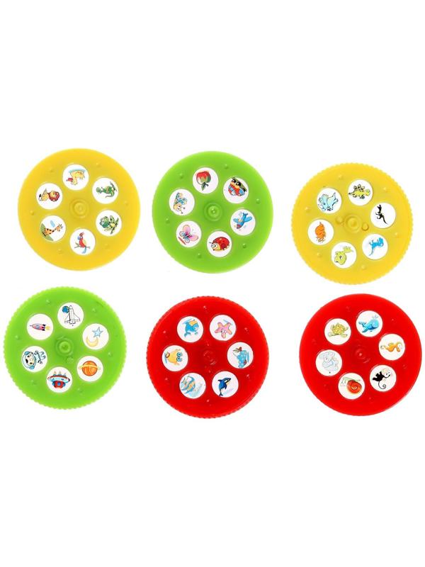 Лампа-проектор «Ракета» 3 в 1, 36 картинок, альбом, 12 маркеров