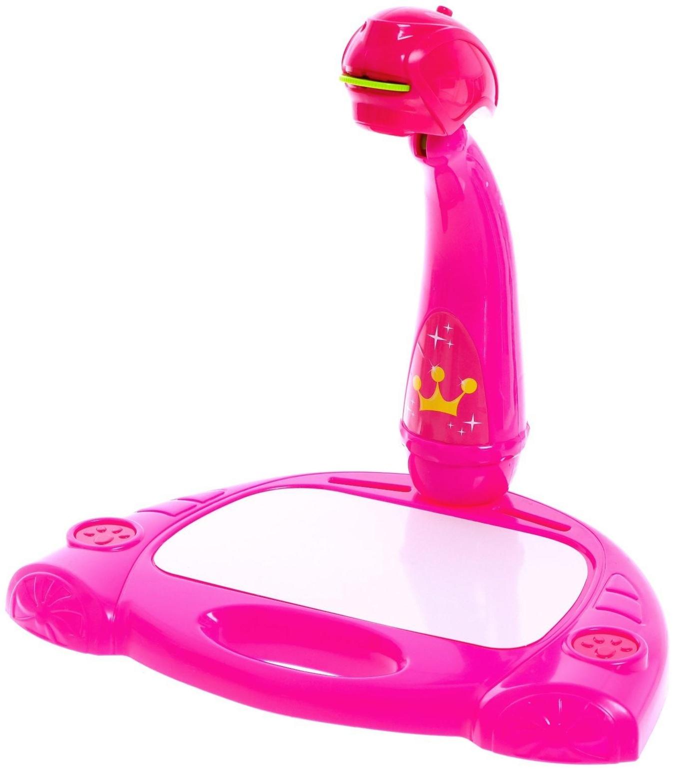 Проектор-лампа для рисования «Принцесса», 3 в 1, 36 картинок, альбом, 12 фломастеров