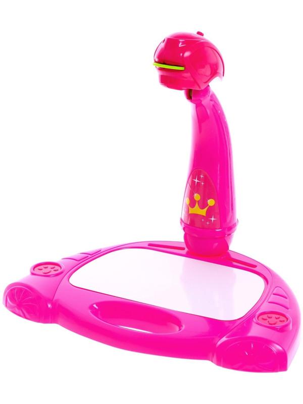 Проектор-лампа для рисования «Принцесса», 3 в 1, 36 картинок, альбом, 12 фломастеров