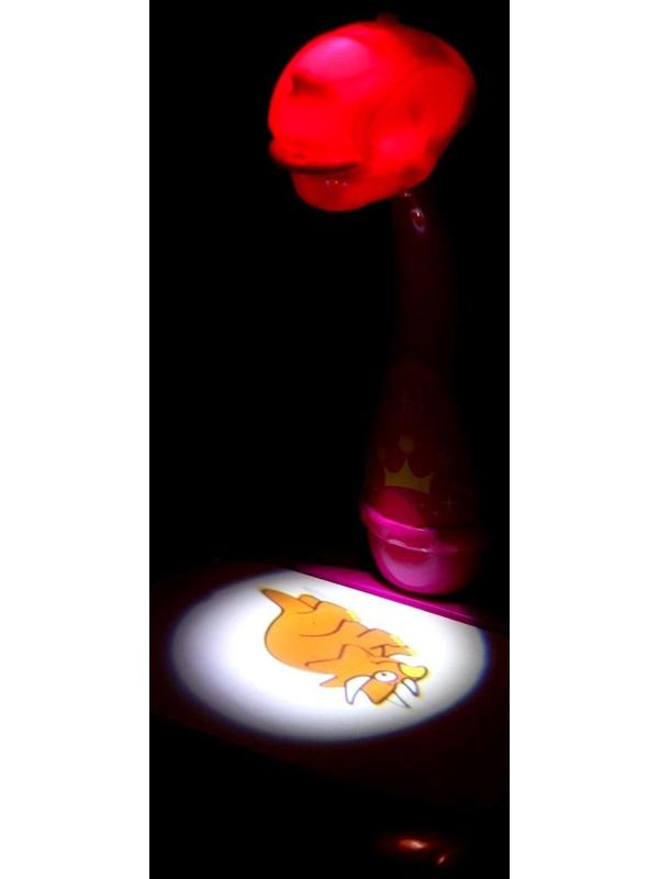 Проектор-лампа для рисования «Принцесса», 3 в 1, 36 картинок, альбом, 12 фломастеров