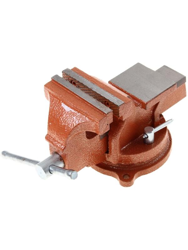 Тиски слесарные Sparta, 200 мм, поворотные, с наковальней