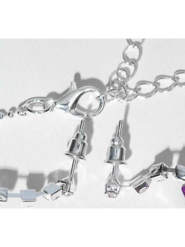 Набор 2 предмета: серьги, колье 