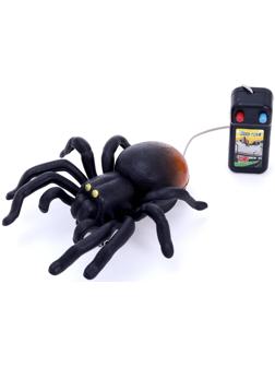 Животное «Паук», на дистанционном управлении, работает от батареек, цвета МИКС