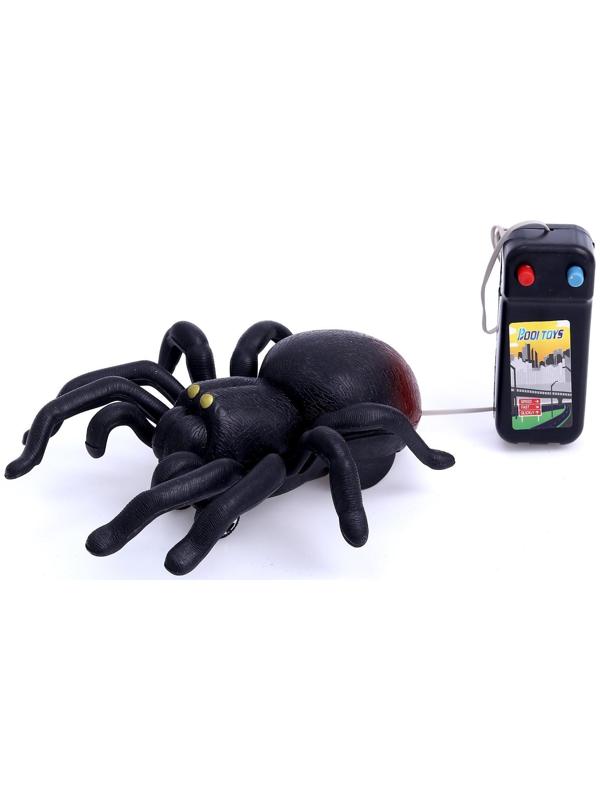 Животное «Паук», на дистанционном управлении, работает от батареек, цвета МИКС