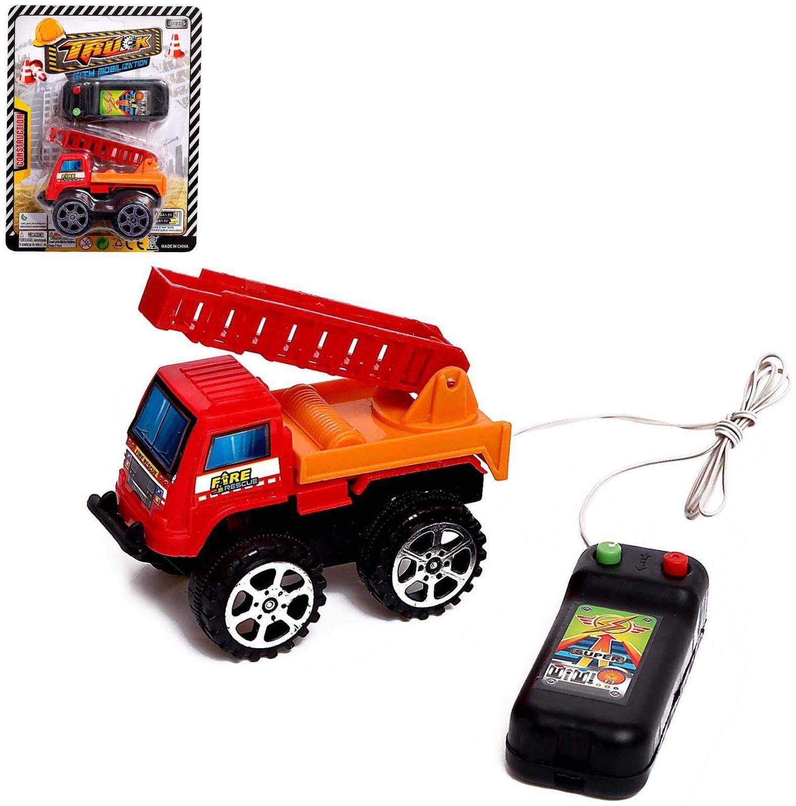 Машина «Стройтехника», на дистанционном управлении, работает от батареек, МИКС