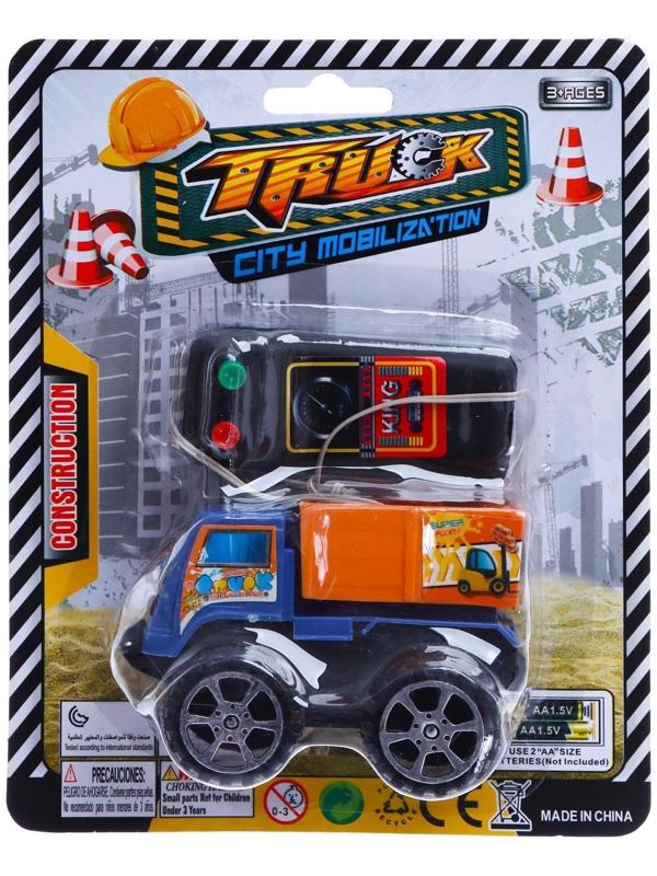 Машина «Стройтехника», на дистанционном управлении, работает от батареек, МИКС