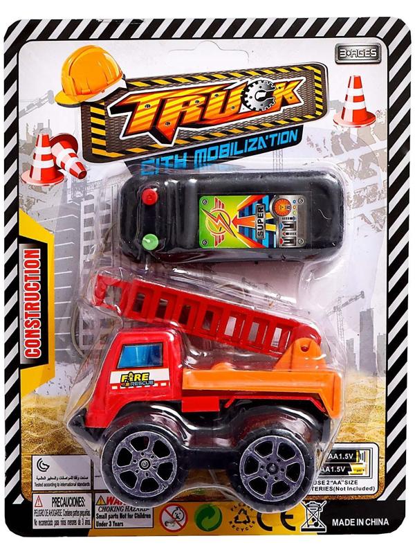 Машина «Стройтехника», на дистанционном управлении, работает от батареек, МИКС